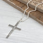 Personalised Sterling Silver Cross And Chain, thumbnail 2 of 7