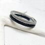 Stainless Steel And Leather Rope Mens Bracelet, thumbnail 3 of 12