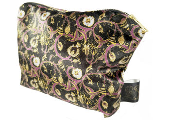 The Gold Decortive Thistle Makeup Bag, 3 of 3