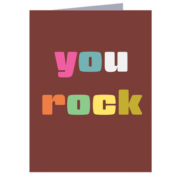 Mini You Rock Card, 2 of 5