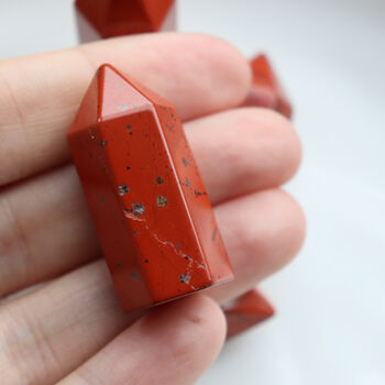 Red Jasper Tumbled Crystal Stone Grounding Confidence, 5 of 9
