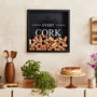 Wine Champagne Cork Collector Frame Home Decor, thumbnail 2 of 11