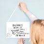 'Distance Means Little' Long Distance Relationship Sign, thumbnail 2 of 6