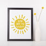 You Are My Sunshine, Typography Print, thumbnail 1 of 4