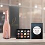 Vino Coco Personalised Mother's Day Pink Bottega Prosecco And Truffles Gift Set, thumbnail 1 of 9