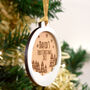 Baby's First Christmas Personalised Wooden Decoration, thumbnail 11 of 12