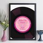 Personalised Wedding Print First Dance Song Gift, thumbnail 1 of 12