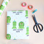 Personalised Dinosaur Birthday Wrapping Paper, thumbnail 1 of 4