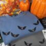 Spooky Halloween Bats With Bows Embroidered Sweatshirt, thumbnail 3 of 5