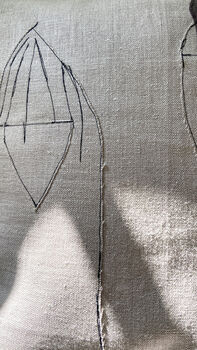 Twin Vessels Ii | Collage Linen Cushion, 5 of 6