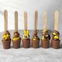 6x Easter Assorted Belgian Milk Hot Chocolate Spoons, thumbnail 1 of 2