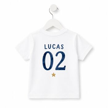 Personalised World Cup Kids T Shirt / Top, 4 of 4