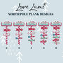 North Pole Family Christmas Wall Hanging Sign Decoration, thumbnail 5 of 5