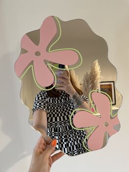 Wavy Flower Mirror, 2 of 6