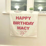 Personalised Birthday Fabric Banner, thumbnail 5 of 6