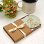 Green And Gold Wild Flower Coasters, thumbnail 6 of 10