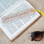 Bon Voyage 'Sun, Sea And A…' Oak Bookmark | Holiday Reading | Travel Accessory, thumbnail 1 of 2