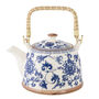 Blue Floral Ceramic Teapot With Infuser, thumbnail 2 of 7
