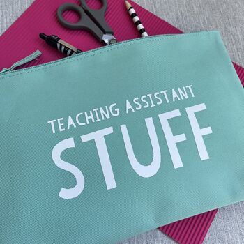 Personalised Teaching Assistant Stuff Pencil Case/Pouch, 5 of 5
