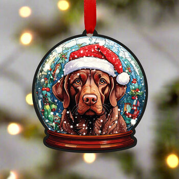 Labrador Dog Tree Decoration, 3 of 8
