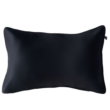 Silk Pillow Black Pure Mulberry Silk Satin, 5 of 7