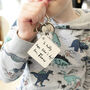 Personalised Child's Handwriting Father's Day Keyring, thumbnail 1 of 2