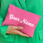 Personalised Name Makeup Bag Dolly Font, thumbnail 3 of 3