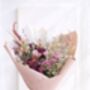 Luxury Dried Flower Bouquet In Berry, thumbnail 3 of 3