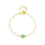 Brooklyn Gemstone And Gold Plated Bracelet, thumbnail 7 of 9