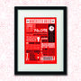 Manchester United Football Club Personalised Print, thumbnail 1 of 5