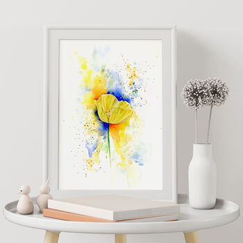 Mellow Yellow Poppy Fine Art Limited Edition Print, 2 of 6
