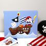Personalised Pirate Ship Name Canvas, thumbnail 2 of 9
