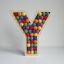 Personalised Letter Plywood And Wool Decoration, thumbnail 6 of 11