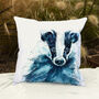 Inky Badger Water Resistant Outdoor Garden Cushion, thumbnail 2 of 8