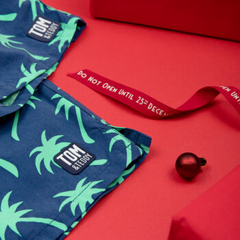 Father And Son Matching Palm Tree Swim Shorts, 4 of 6