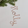 Personalised Wire Name Tree Decorations, thumbnail 4 of 8