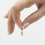 Love Letter Hoops Silver Or 18ct Gold Plated Vermeil, thumbnail 2 of 6