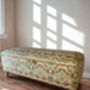 William Morris Light Strawberry Thief Storage Ottoman Footstool, thumbnail 2 of 6