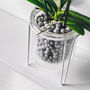 Orla, Glass Planter With Stand, Ideal For Orchids, thumbnail 3 of 10