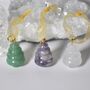 Crystal Christmas Tree Decorations Set Of Three, thumbnail 4 of 5