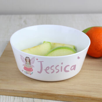 Personalised Toadstool Fairy Plastic Bowl, 3 of 4