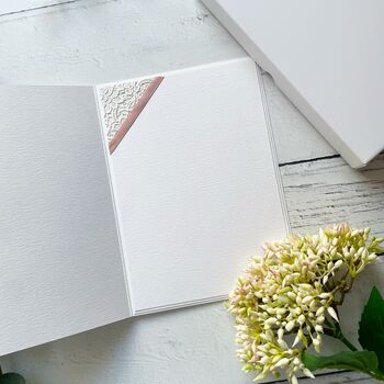 Special Handmade Sister Birthday Card. Dusky Pink, 6 of 6