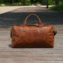 Genuine Leather Weekend Bag In Vintage Look, thumbnail 11 of 12