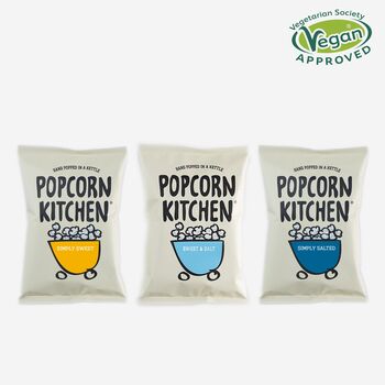 Vegan Popcorn Mixed Snack Variety Box 30g X 12, 2 of 5