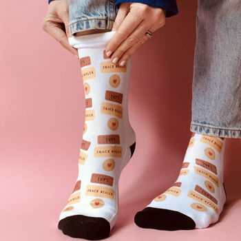 Personalised Funny Snack Dealer Father's Day Card Socks, 2 of 5