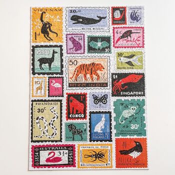 Stamped One,000 Piece Jigsaw Puzzle, 7 of 10