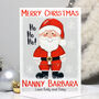 Personalised Santa Family Christmas Card, thumbnail 6 of 12