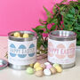 Personalised Easter Eggs Tin And Playlist, thumbnail 1 of 5