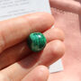 Malachite Crystal Sphere Gift – With Pouch And Card, thumbnail 1 of 9