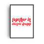 Together In Electric Dreams Giclée Art Print, thumbnail 2 of 2